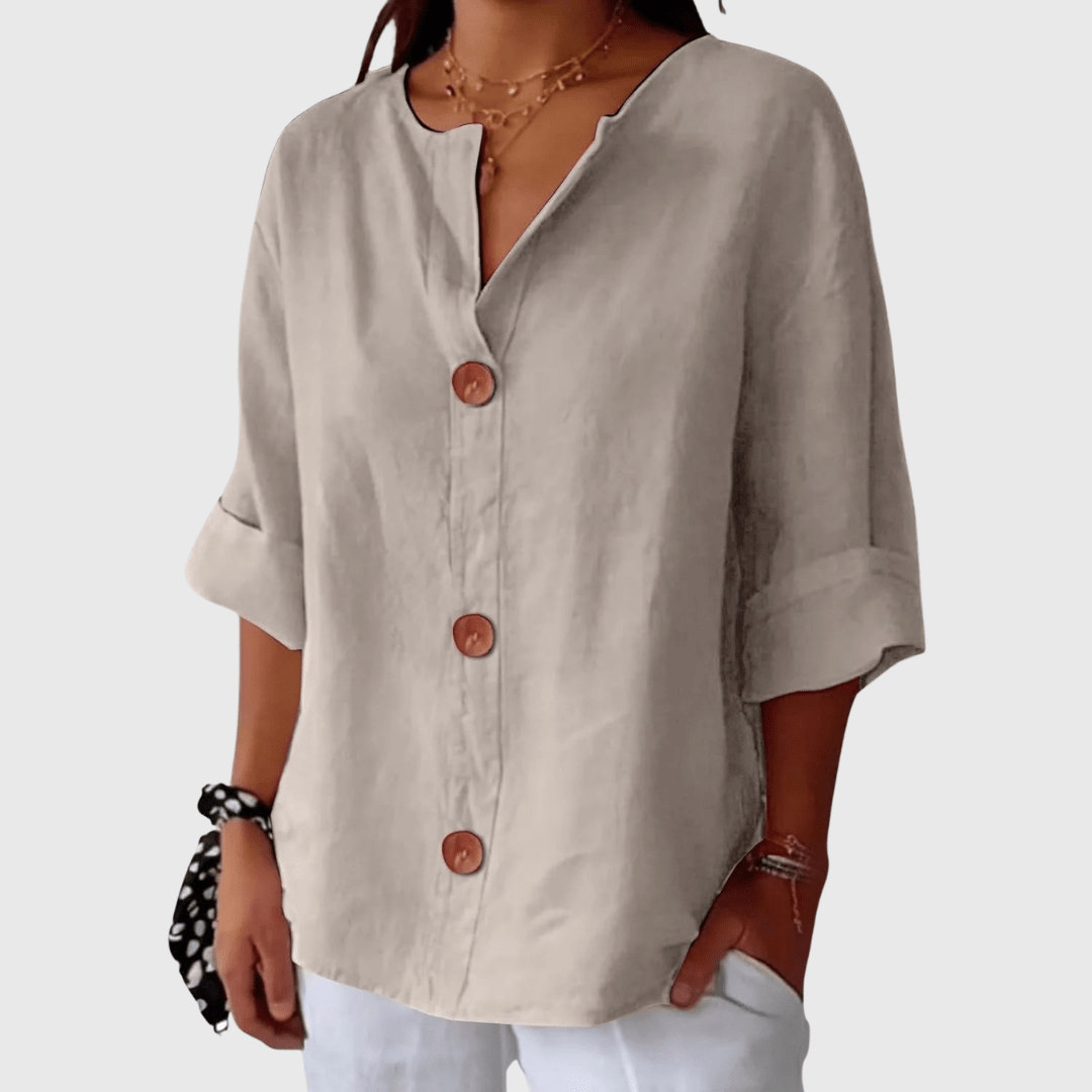 Natasha | Relaxed Elegant Blouse - Eline Carter