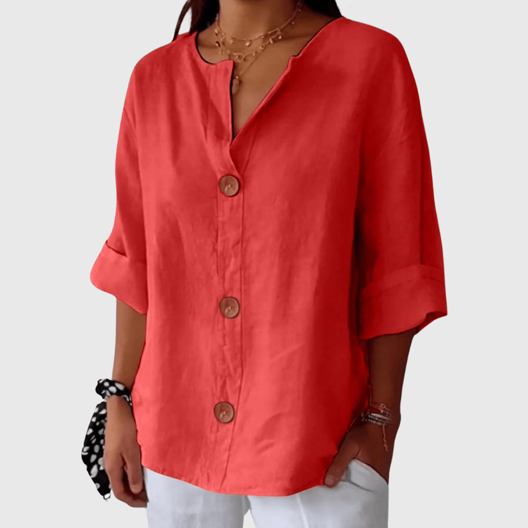 Natasha | Relaxed Elegant Blouse - Eline Carter
