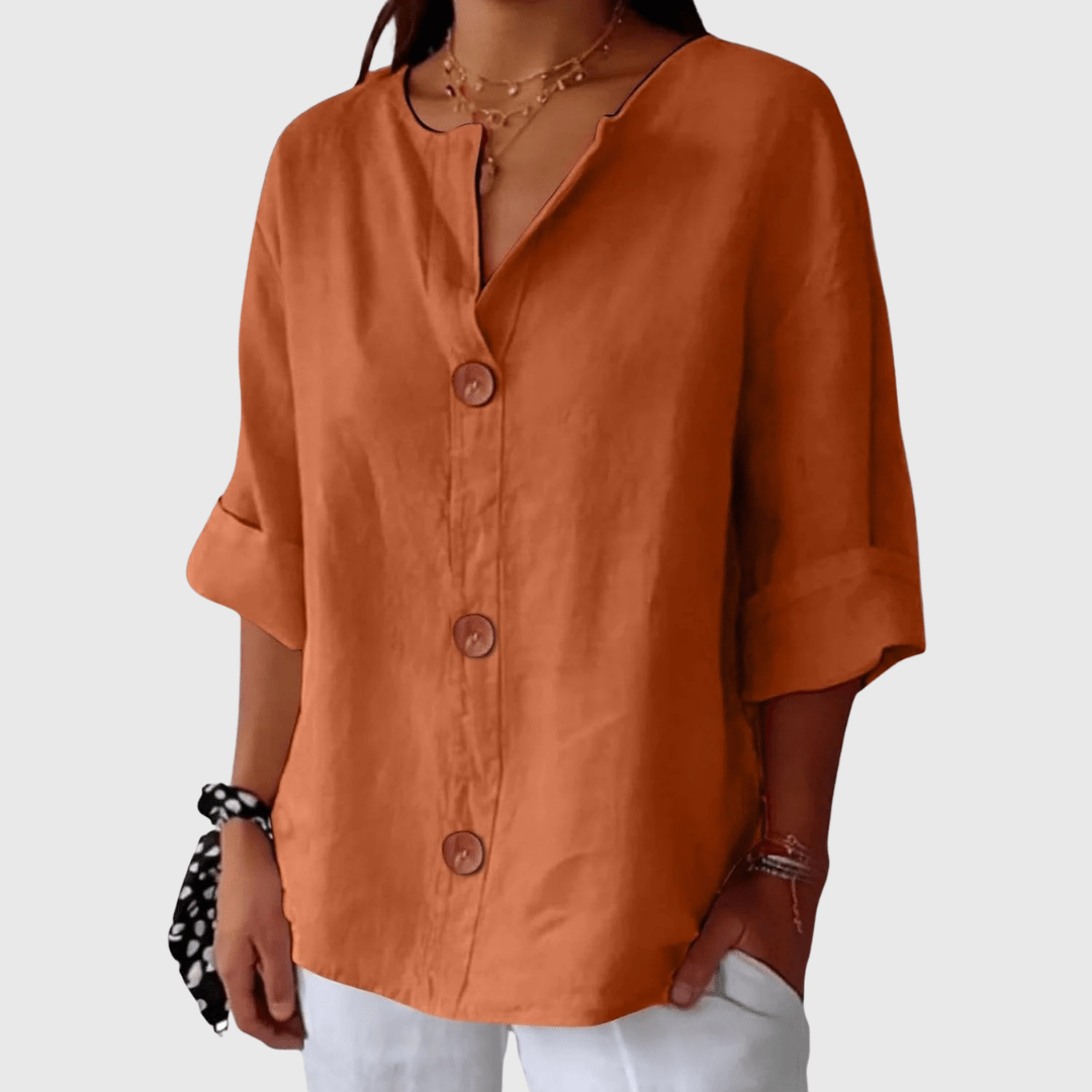 Natasha | Relaxed Elegant Blouse - Eline Carter