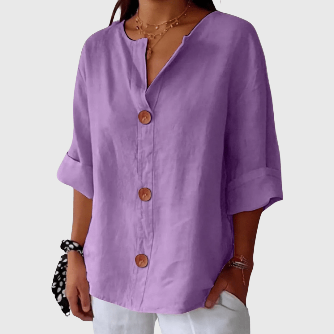 Natasha | Relaxed Elegant Blouse - Eline Carter