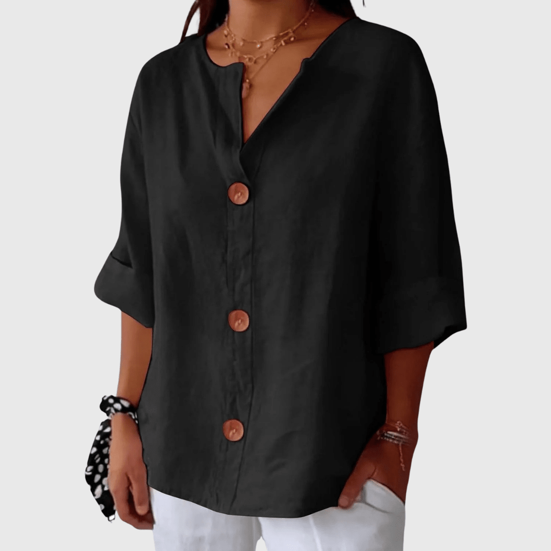 Natasha | Relaxed Elegant Blouse - Eline Carter