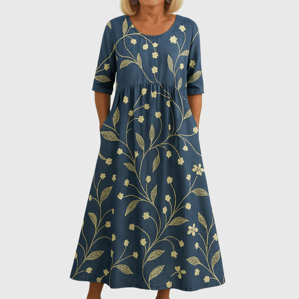 Eliza | Casual Midi Dress - Eline Carter