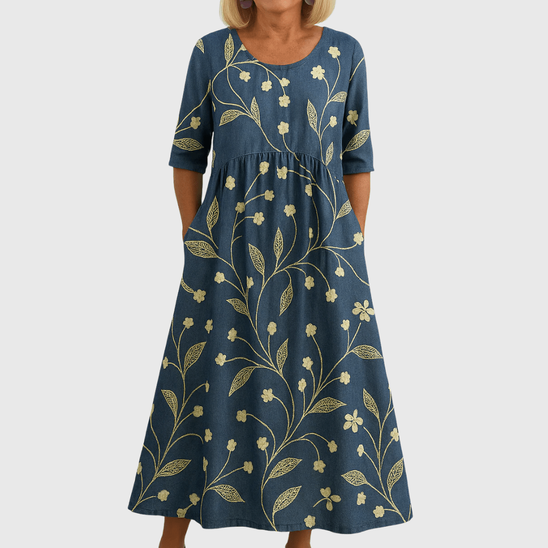 Eliza | Casual Midi Dress - Eline Carter