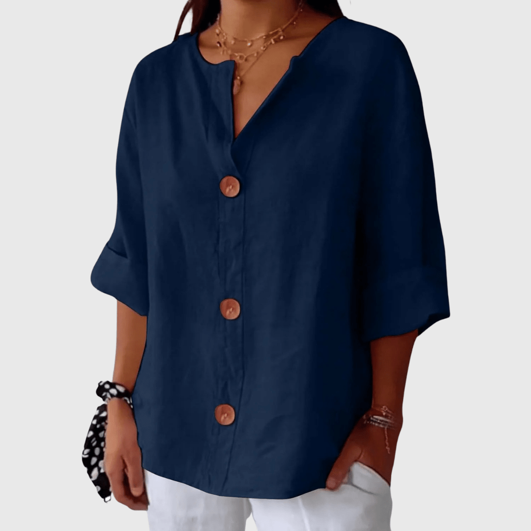 Natasha | Relaxed Elegant Blouse - Eline Carter