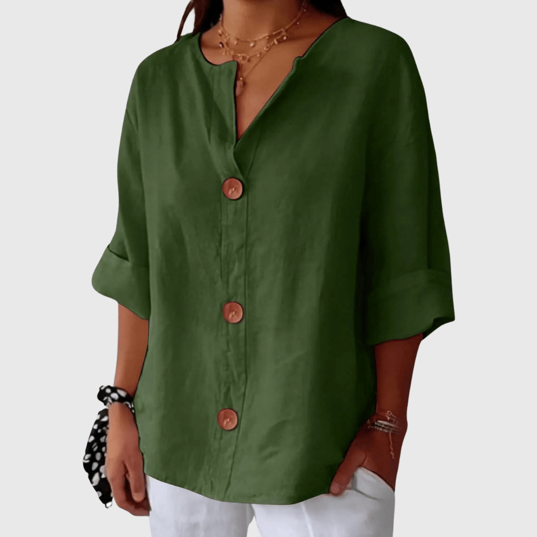 Natasha | Relaxed Elegant Blouse - Eline Carter