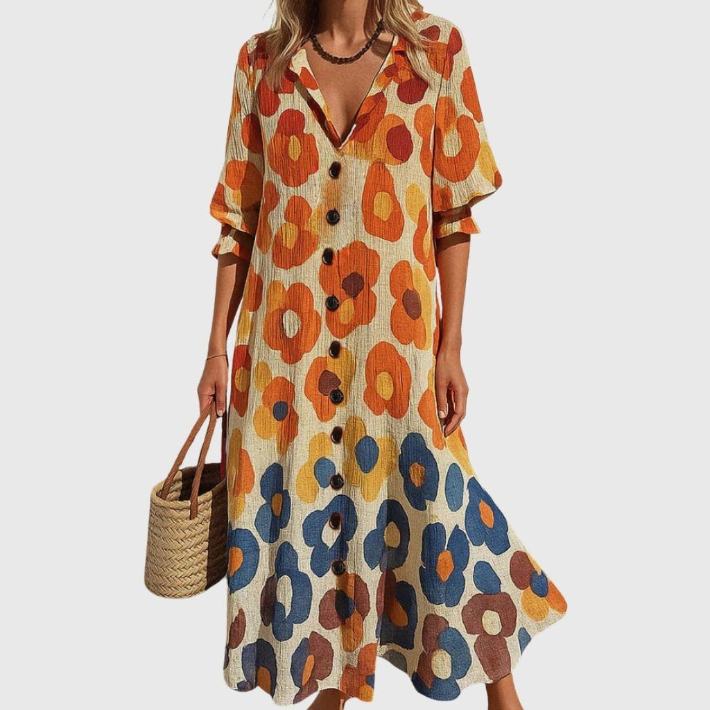 Margaret | Elegant Slimming Dress - Eline Carter
