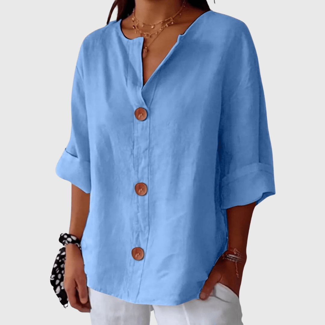 Natasha | Relaxed Elegant Blouse - Eline Carter