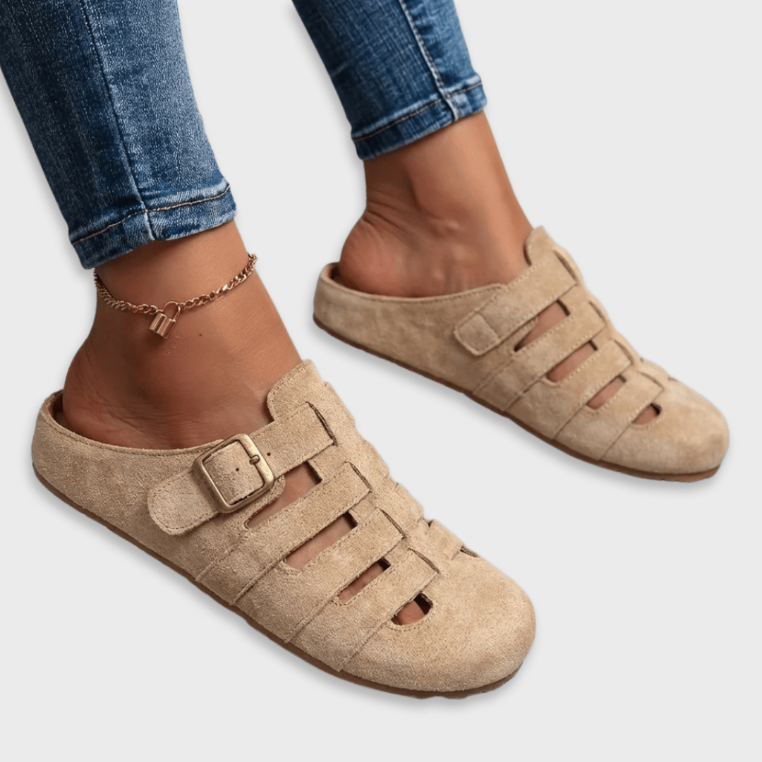 Nikki | Comfort Slip - On Mule Sandals - Eline Carter