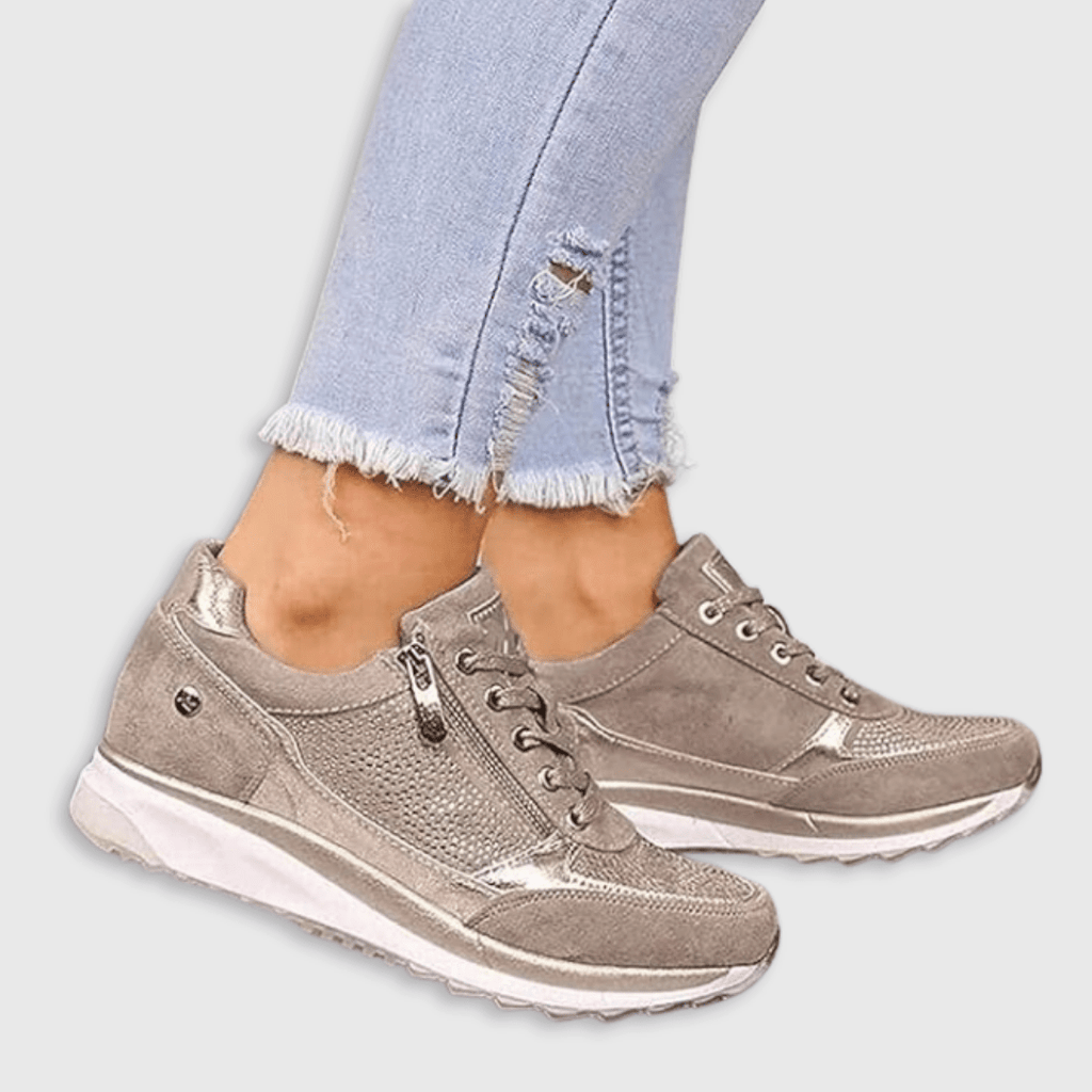 Ginette | Zip - Up Orthopedic Sneakers - Eline Carter