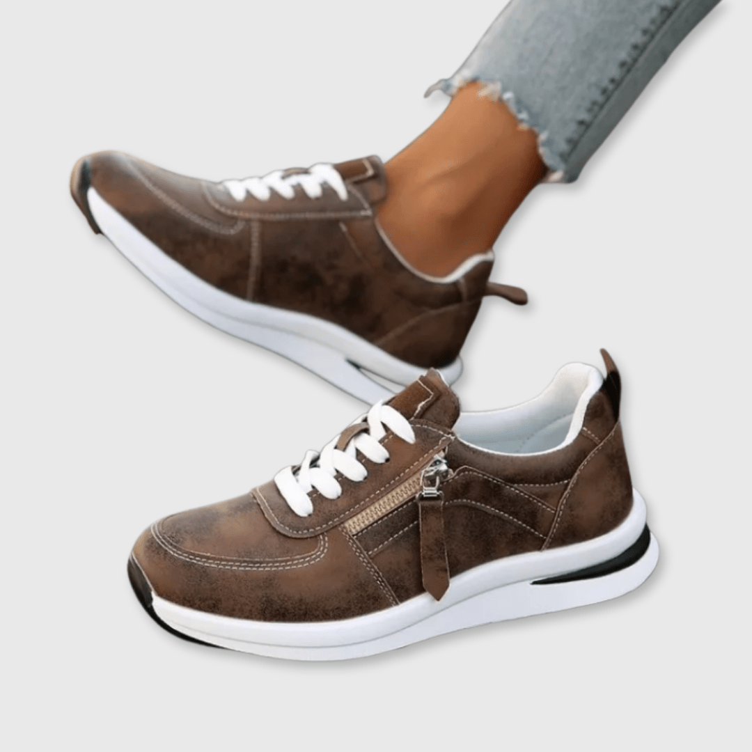 Karine | Zip - Up Orthopedic Sneakers - Eline Carter