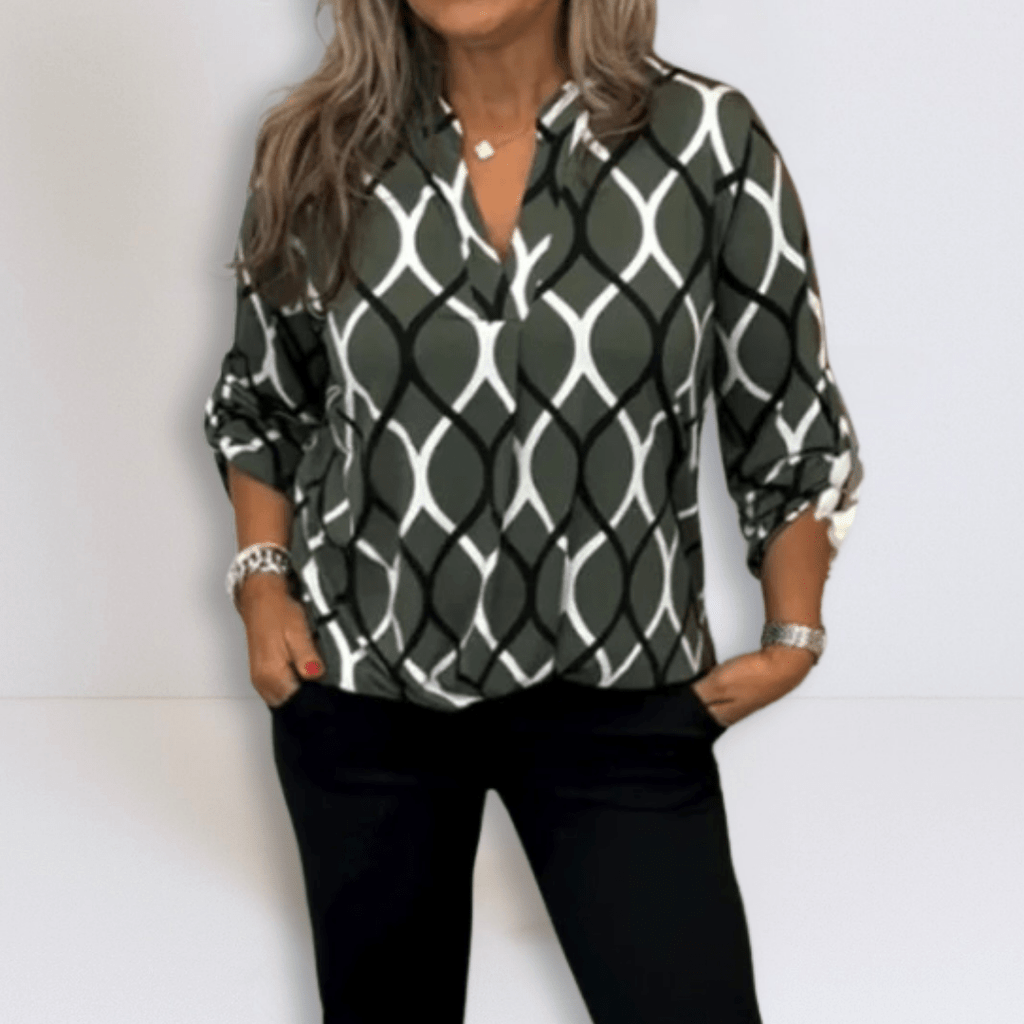 Jennifer | Casual Blouse with Long Sleeves - Eline Carter