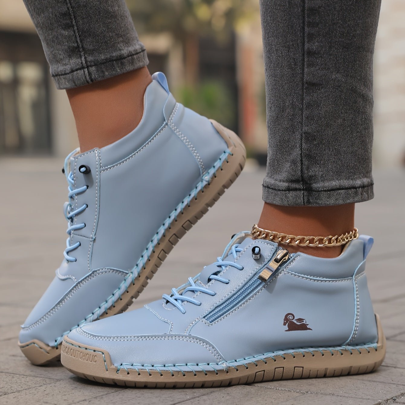 Helena | Zip - Up Orthopedic Shoes - Eline Carter