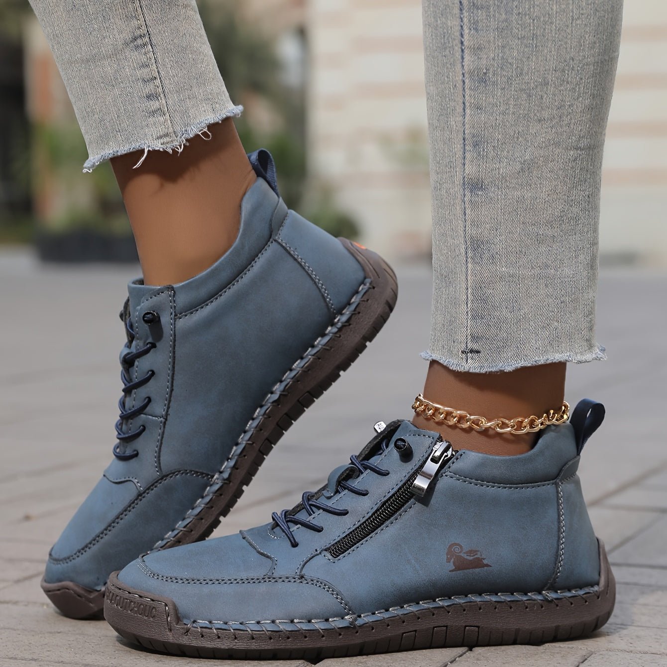 Helena | Zip - Up Orthopedic Shoes - Eline Carter