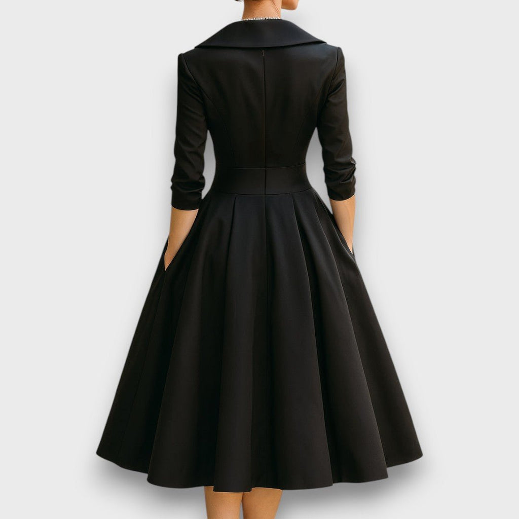 Marcelline | Elegant Midi Dress - Eline Carter