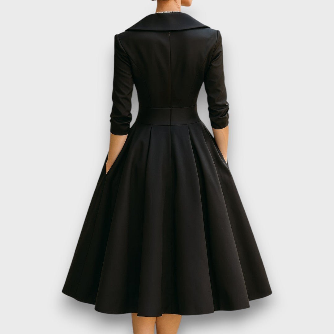 Marcelline | Elegant Midi Dress - Eline Carter