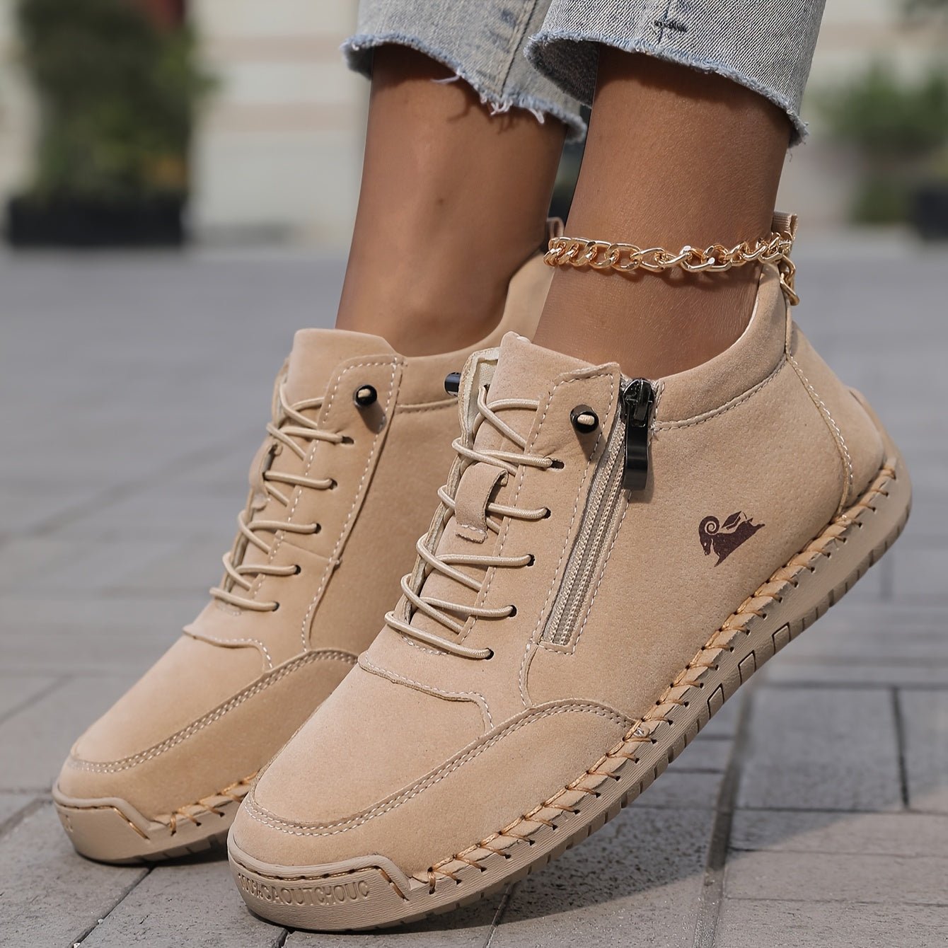 Helena | Zip - Up Orthopedic Shoes - Eline Carter