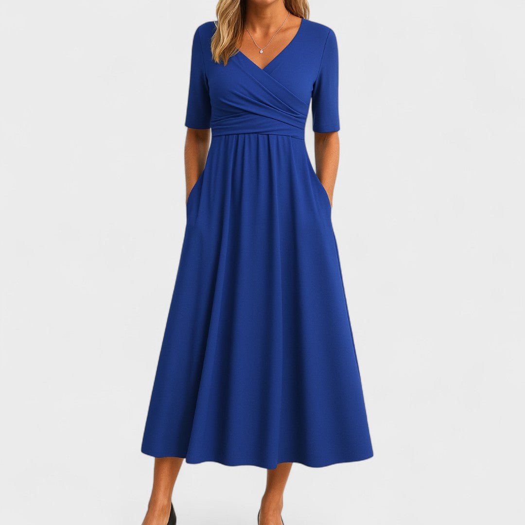 Lori | Elegant Wrap - Style Dress - Eline Carter