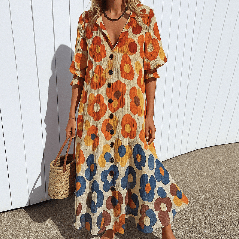 Margaret | Elegant Slimming Dress - Eline Carter