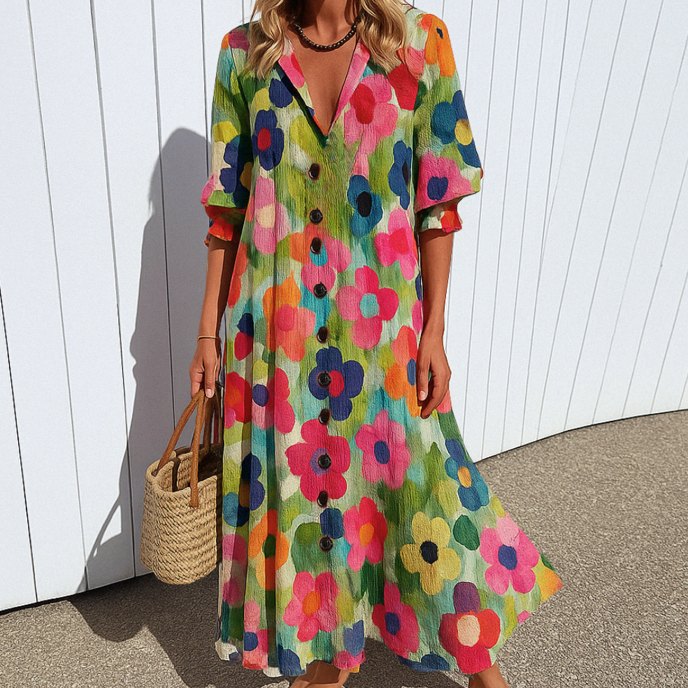 Margaret | Elegant Slimming Dress - Eline Carter