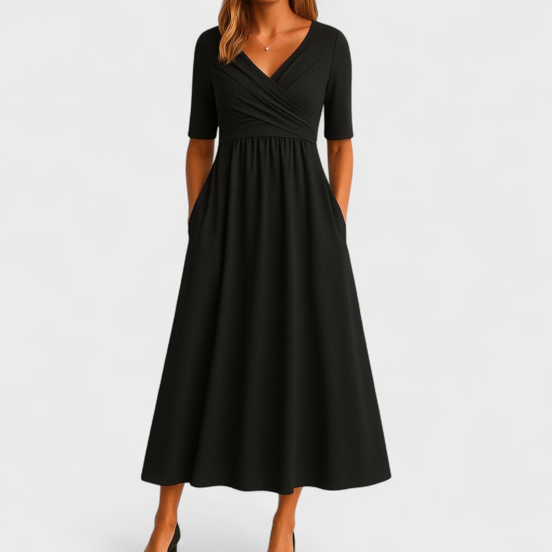 Lori | Elegant Wrap - Style Dress - Eline Carter
