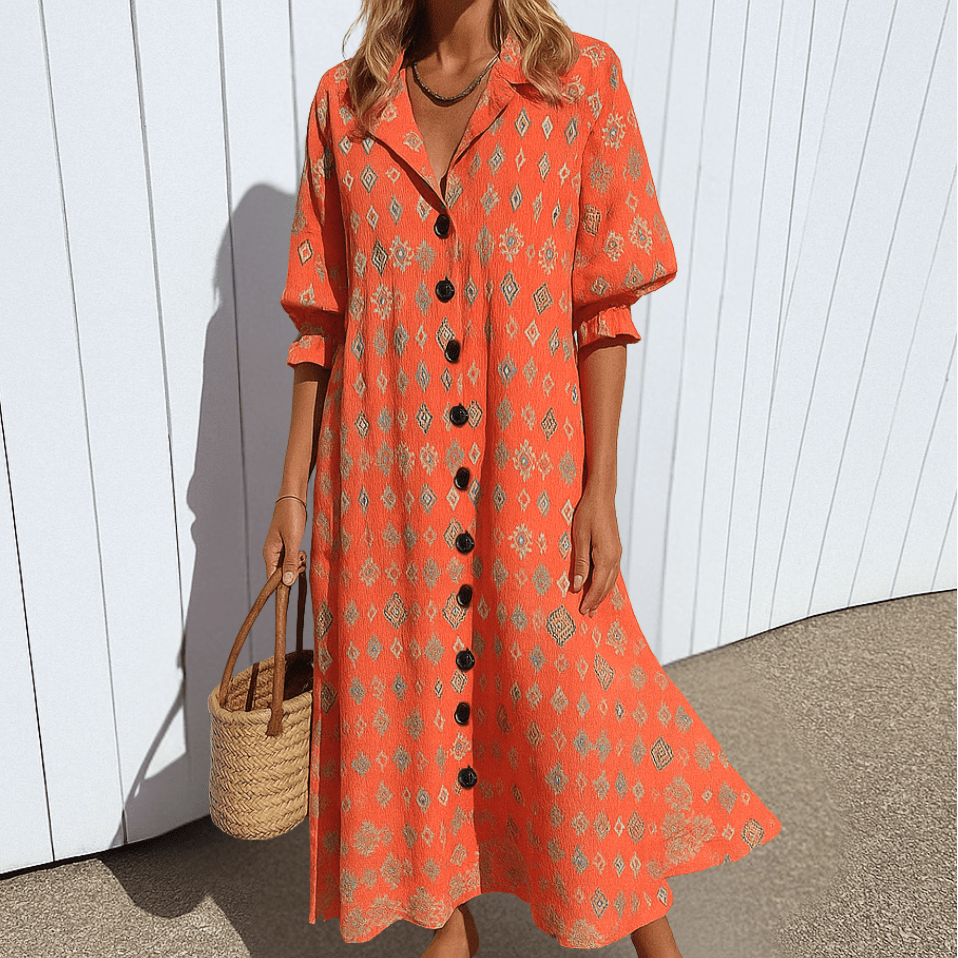 Margaret | Elegant Slimming Dress - Eline Carter