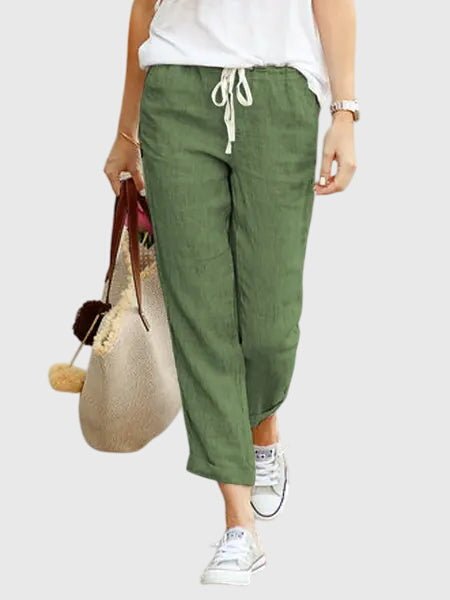 Nicole | Elegant Summer Trousers - Eline Carter