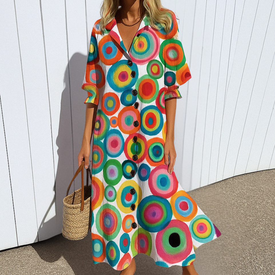 Margaret | Elegant Slimming Dress - Eline Carter