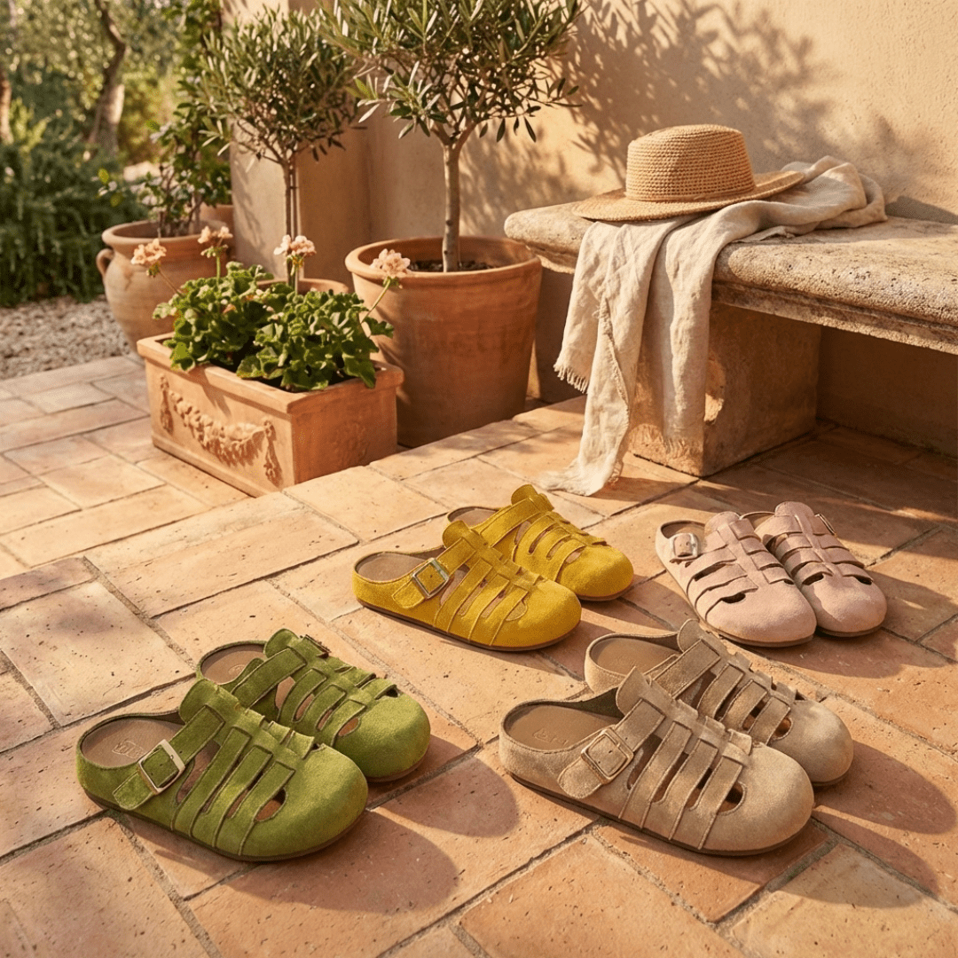 Nikki | Comfort Slip - On Mule Sandals - Eline Carter