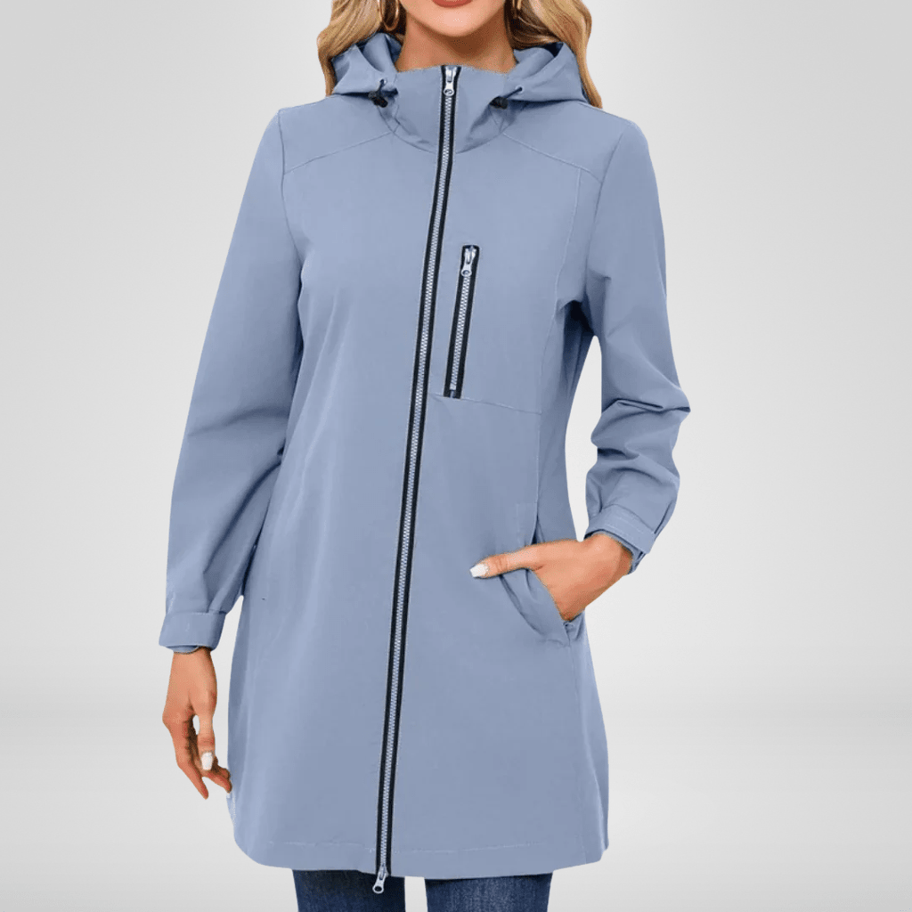 Agnessa | Waterproof Long Jacket - Eline Carter