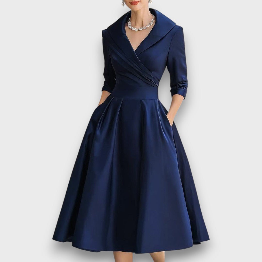 Marcelline | Elegant Midi Dress - Eline Carter