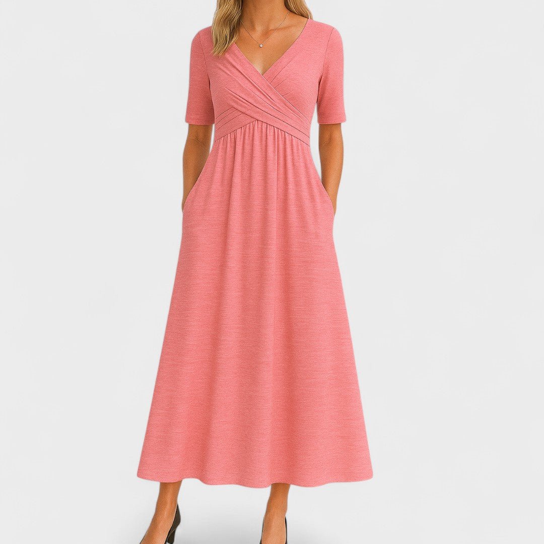 Lori | Elegant Wrap - Style Dress - Eline Carter
