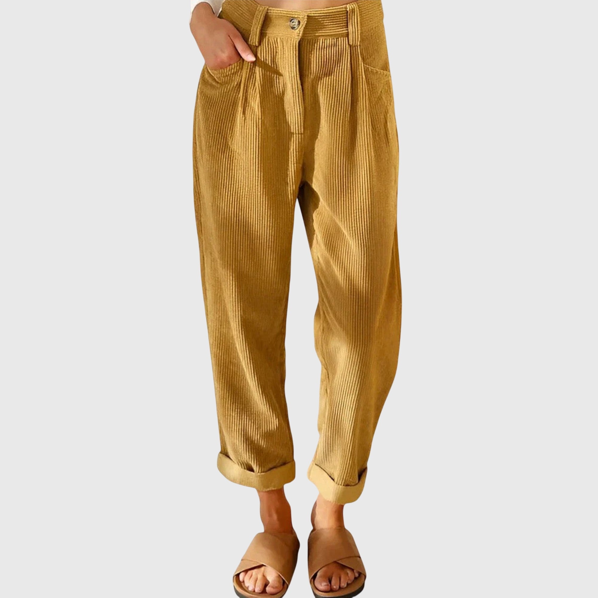 Kaitlyn | Modern Cord Trousers - Eline Carter