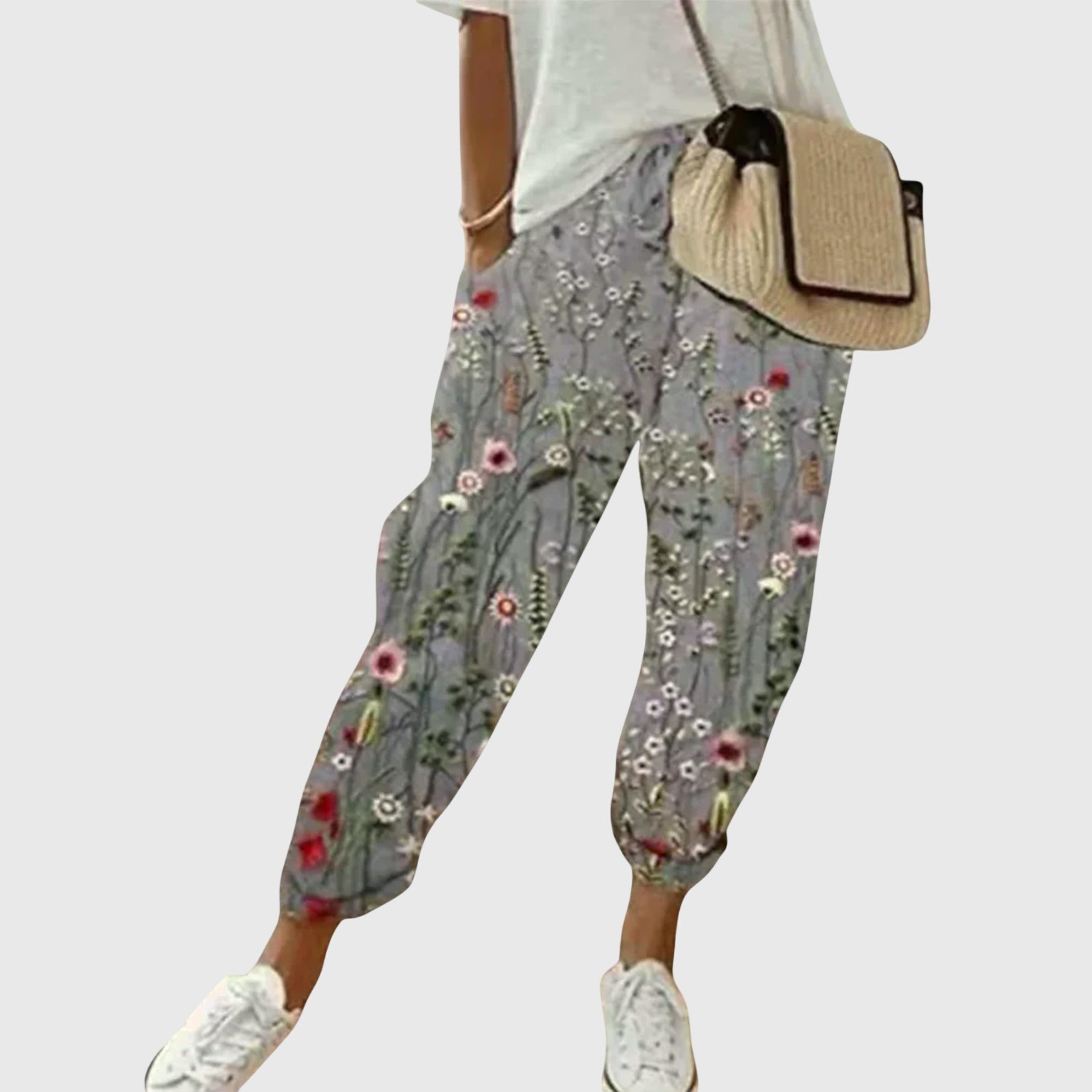 Nicole | Comfortable Cotton Trousers - Eline Carter