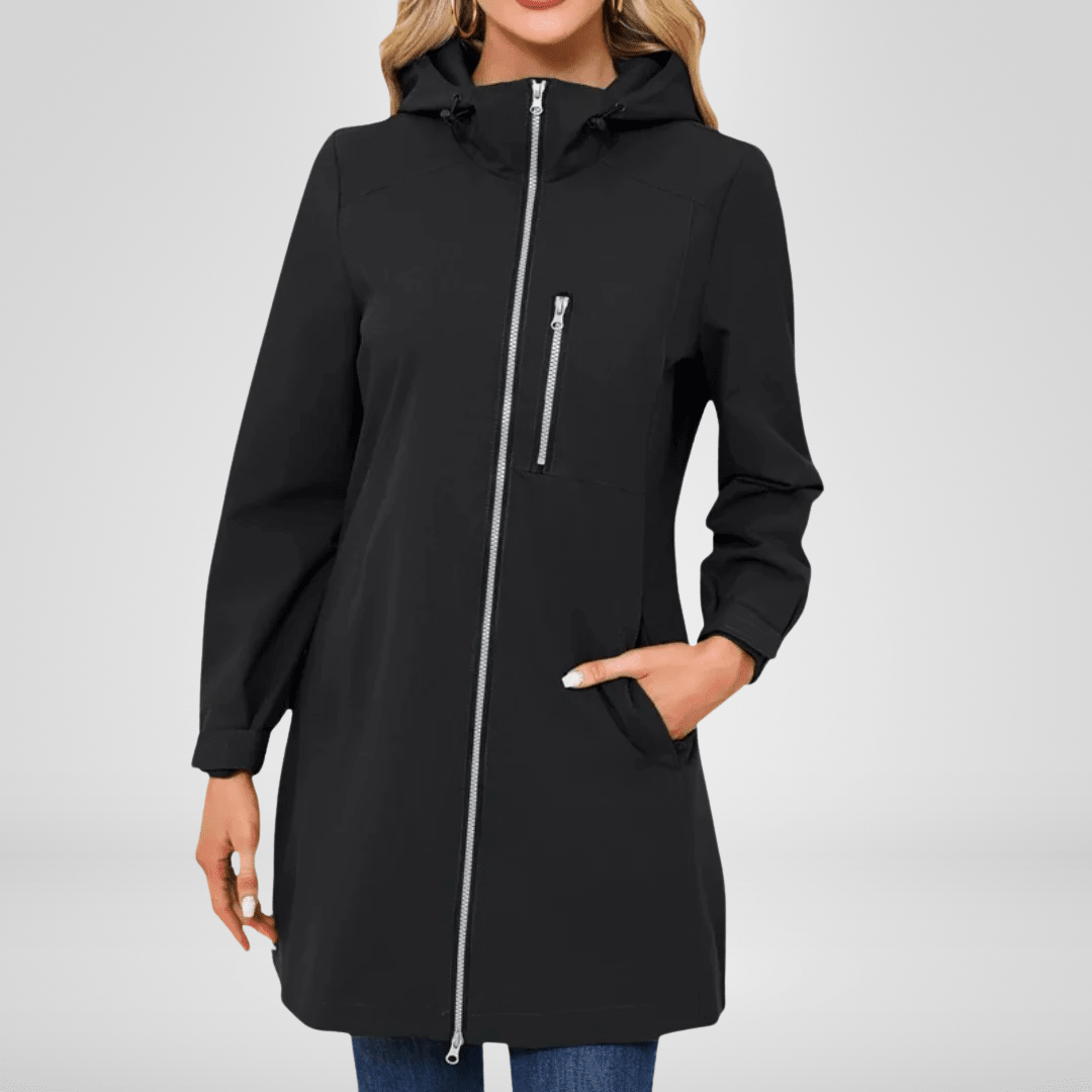 Agnessa | Waterproof Long Jacket - Eline Carter
