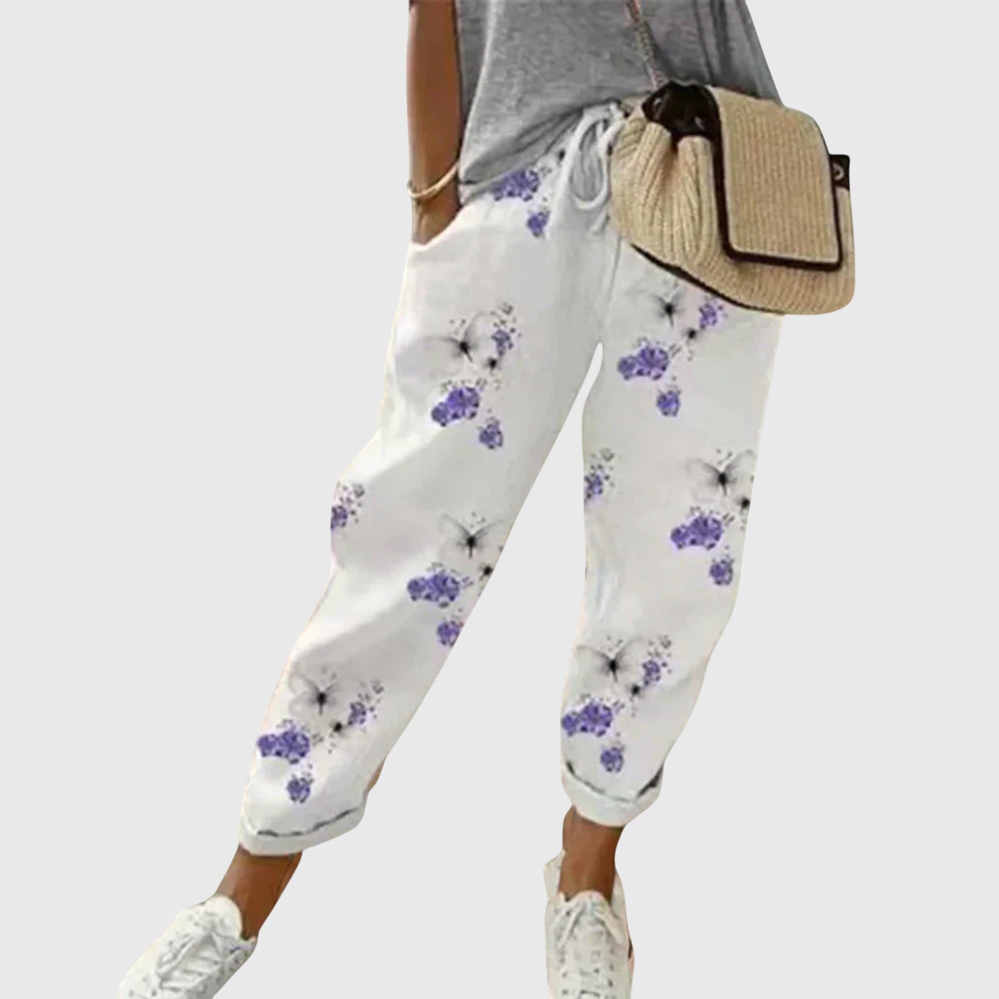 Nicole | Comfortable Cotton Trousers - Eline Carter