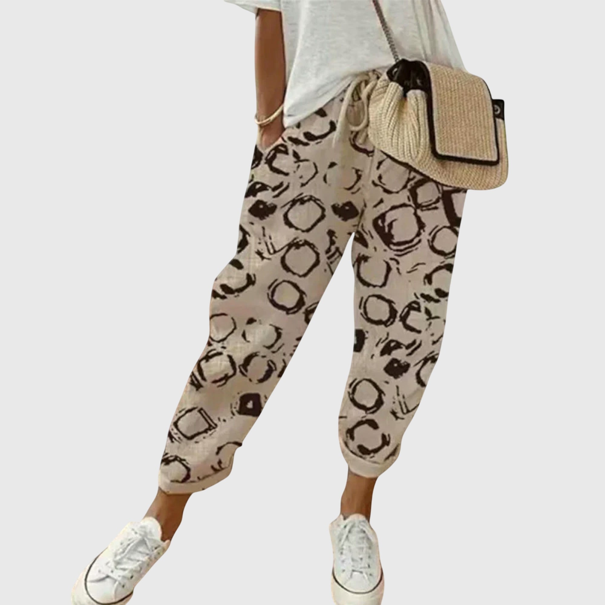 Nicole | Comfortable Cotton Trousers - Eline Carter