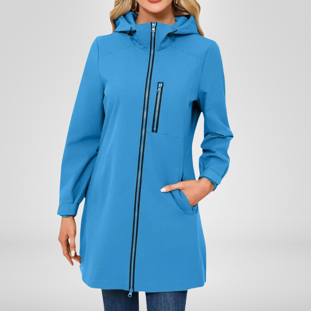 Agnessa | Waterproof Long Jacket - Eline Carter