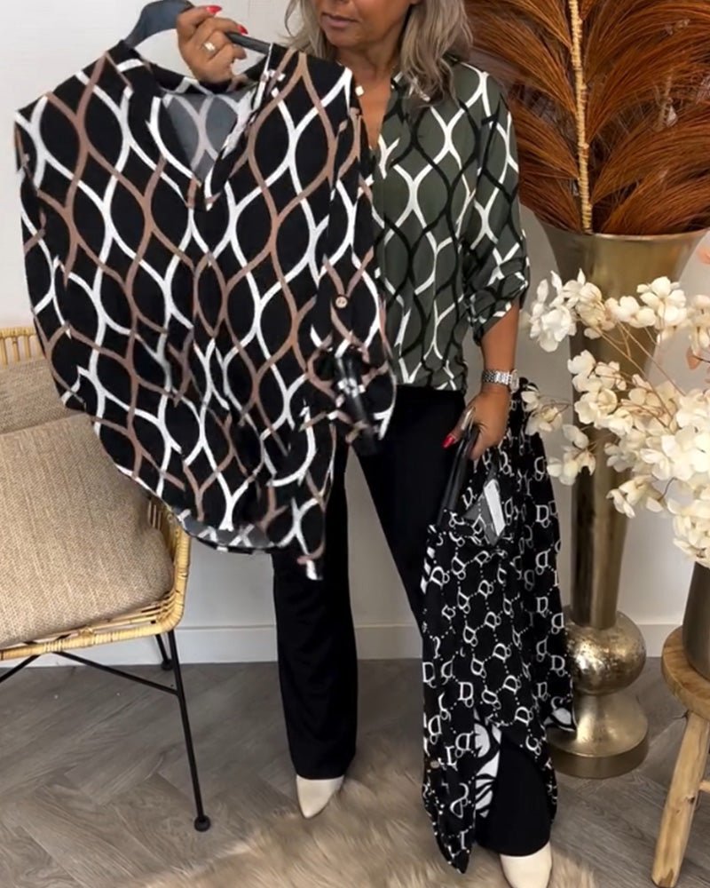 Jennifer | Casual Blouse with Long Sleeves - Eline Carter