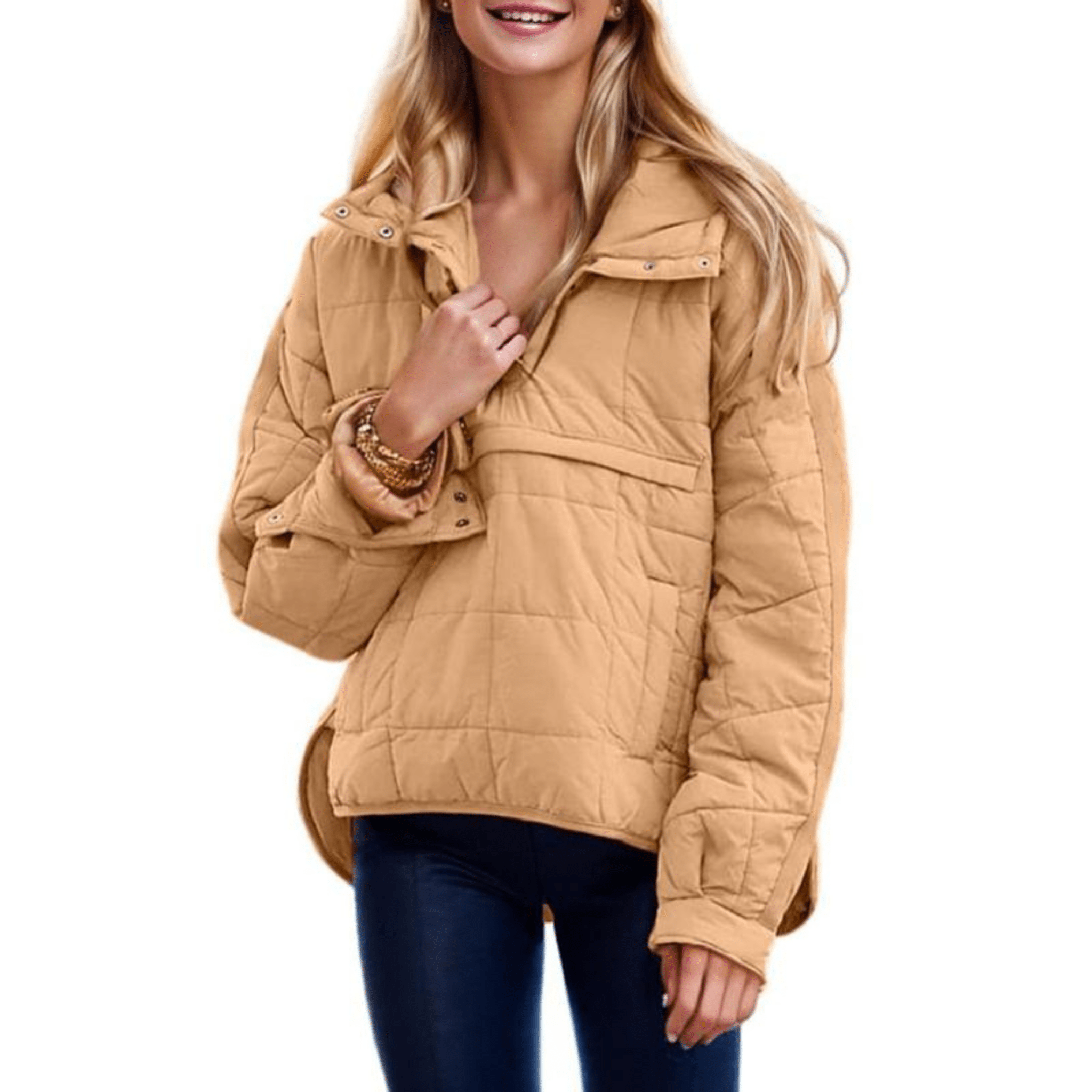 Melodie | Hooded Pullover Jacket - Eline Carter