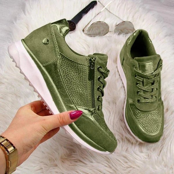 Ginette | Zip - Up Orthopedic Sneakers - Eline Carter