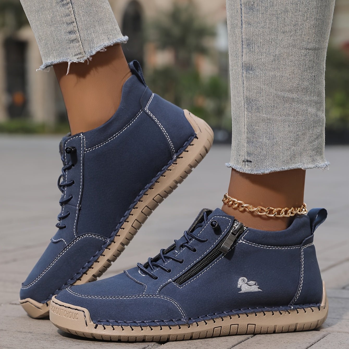 Helena | Zip - Up Orthopedic Shoes - Eline Carter