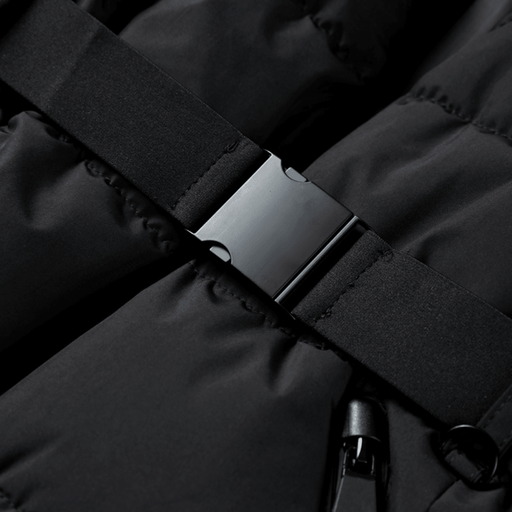 Georgia | Premium Insulated Black Ski Jacket - Eline Carter