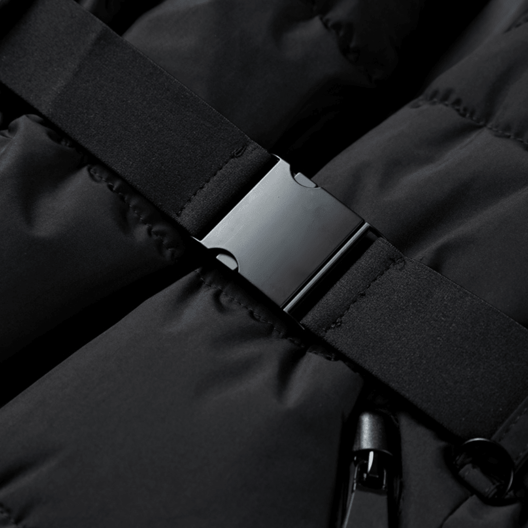 Georgia | Premium Insulated Black Ski Jacket - Eline Carter