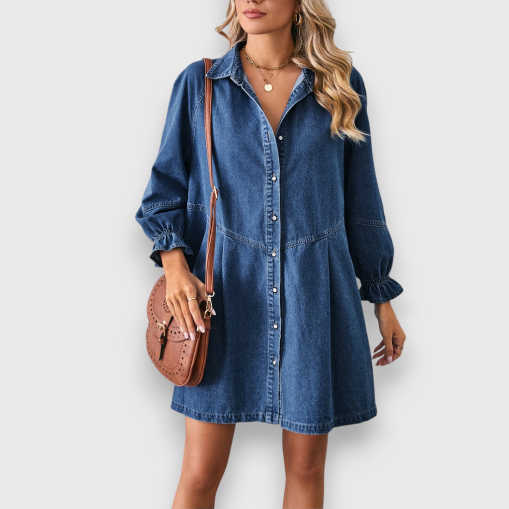 Leni – Jeanslook Dress - Eline Carter