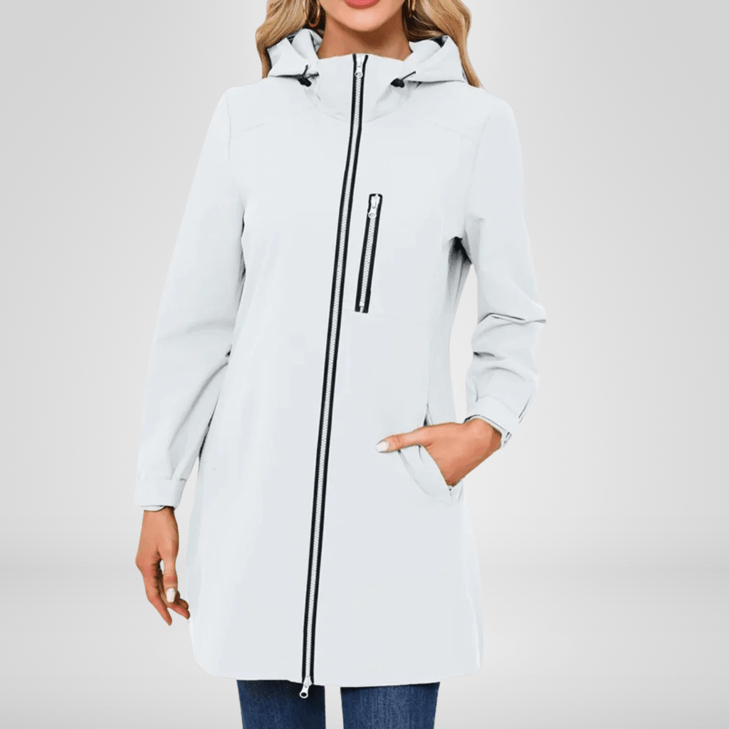 Agnessa | Waterproof Long Jacket - Eline Carter