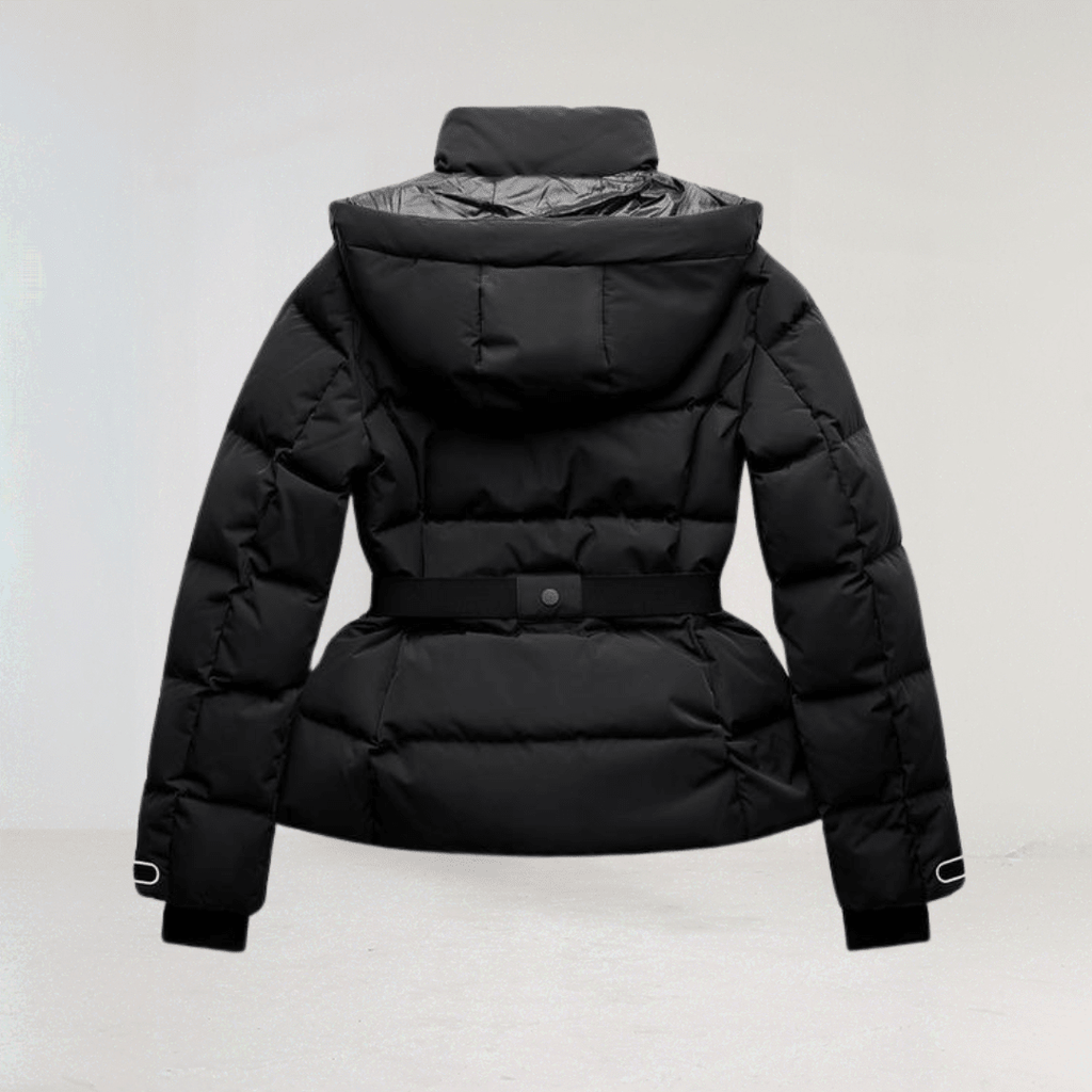 Georgia | Premium Insulated Black Ski Jacket - Eline Carter