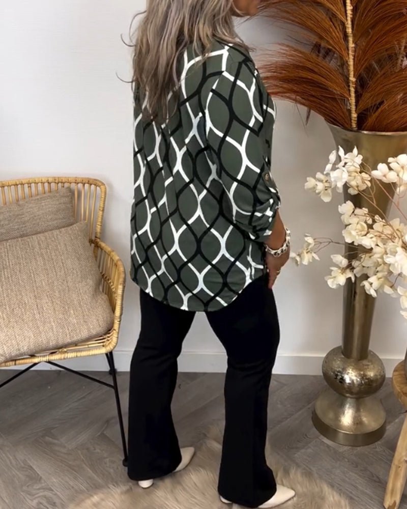 Jennifer | Casual Blouse with Long Sleeves - Eline Carter