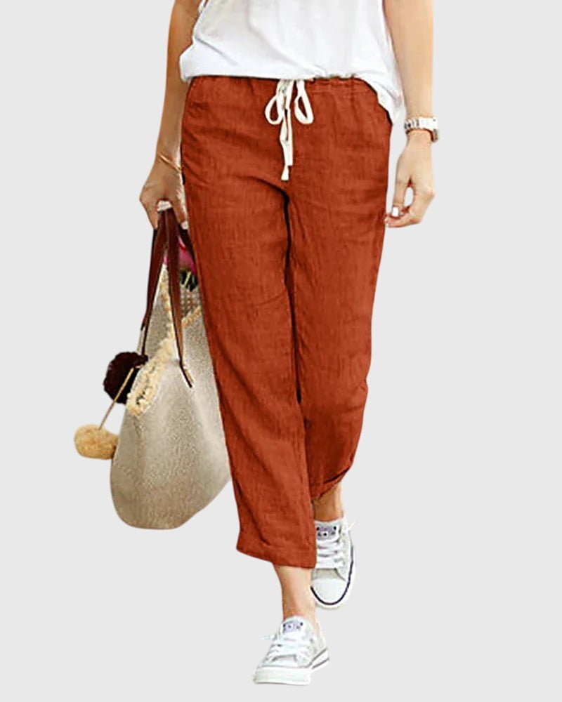 Nicole | Elegant Summer Trousers - Eline Carter