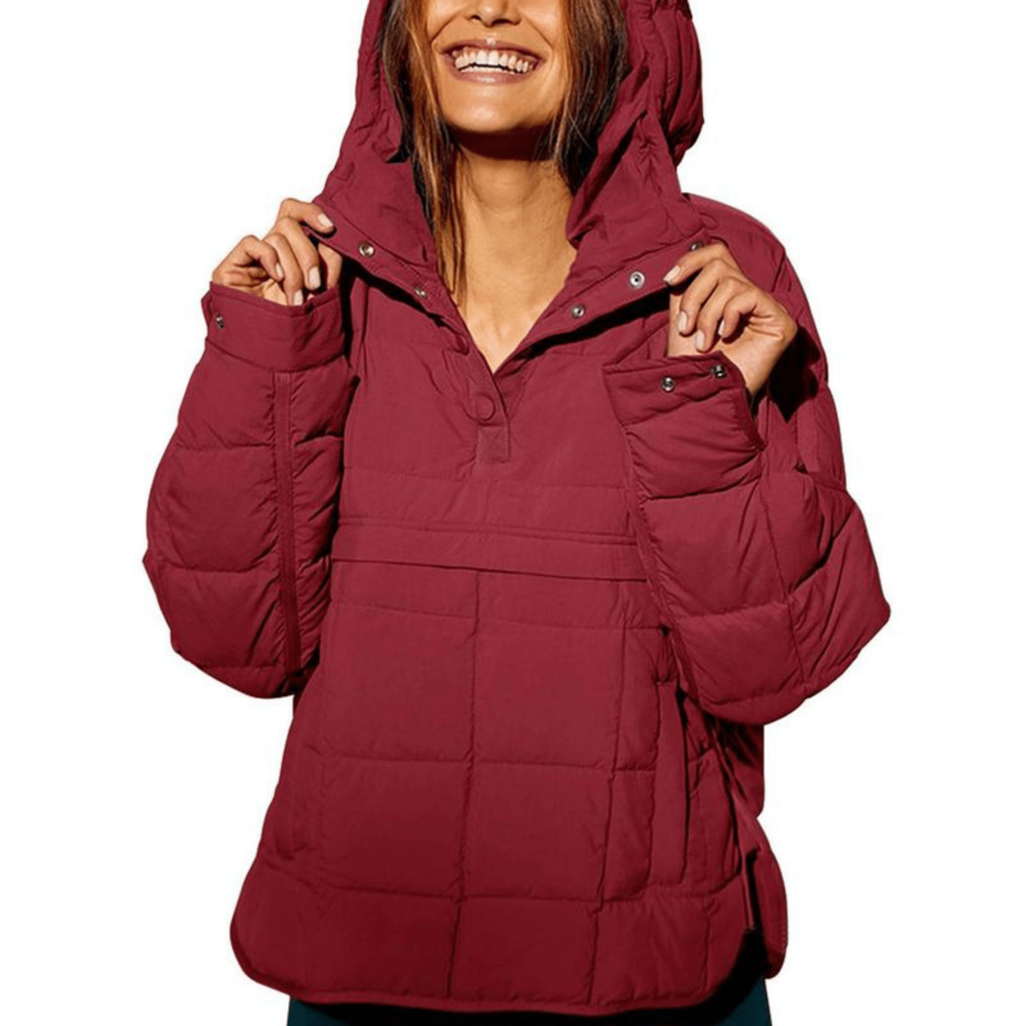 Melodie | Hooded Pullover Jacket - Eline Carter