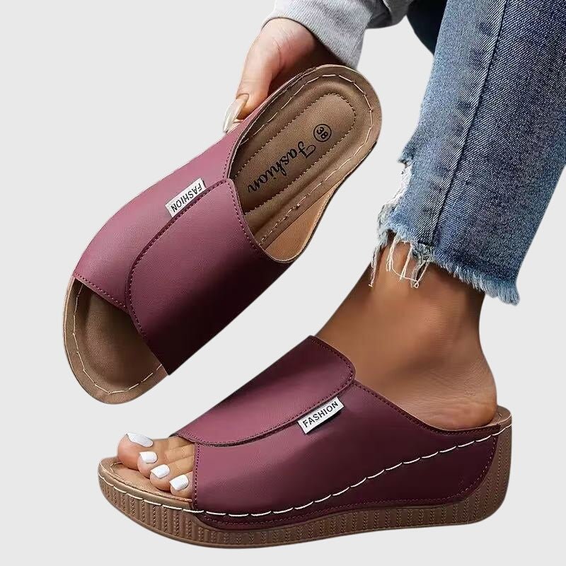 Esther | Orthopedic Wedge Sandals - Eline Carter